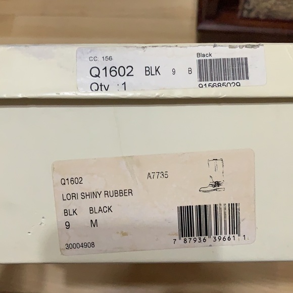 Coach Lori Black Tall Rain Boot - Picture 7 of 8